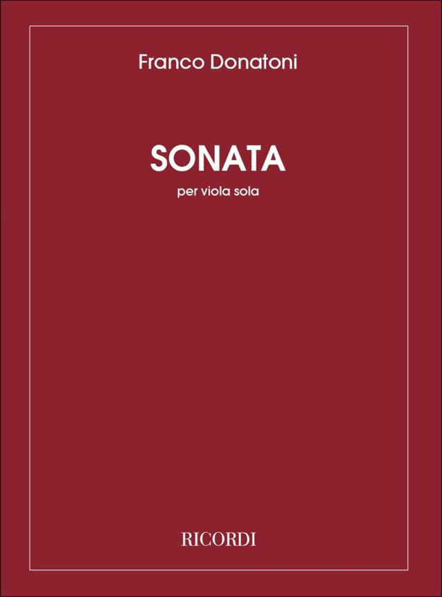Sonata - Per Viola - pro violu